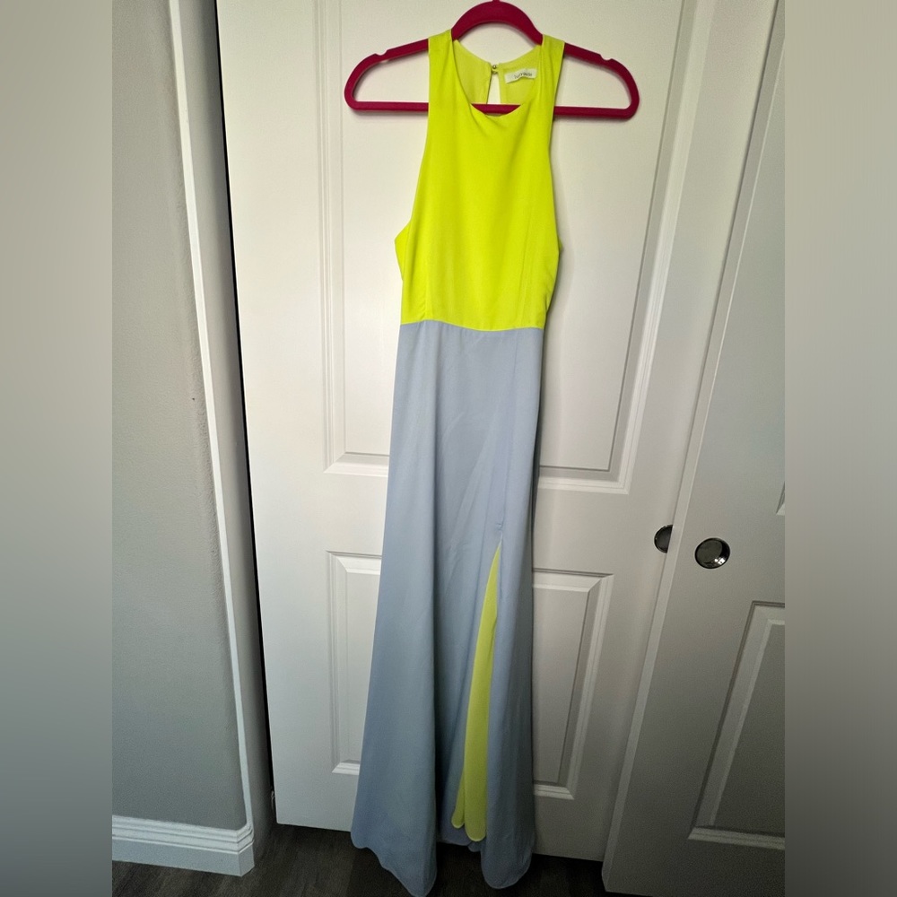 Long summer racerback dress (wedding, party, bright, birthday, dinner)